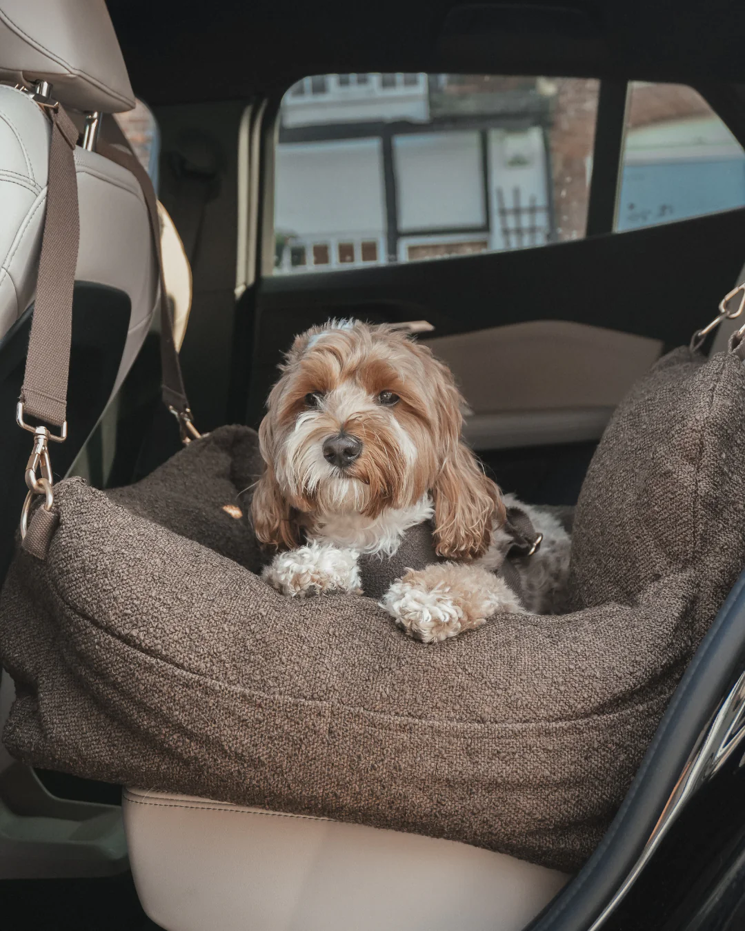 Chocolate | The Bouclé Car Seat - Image 11