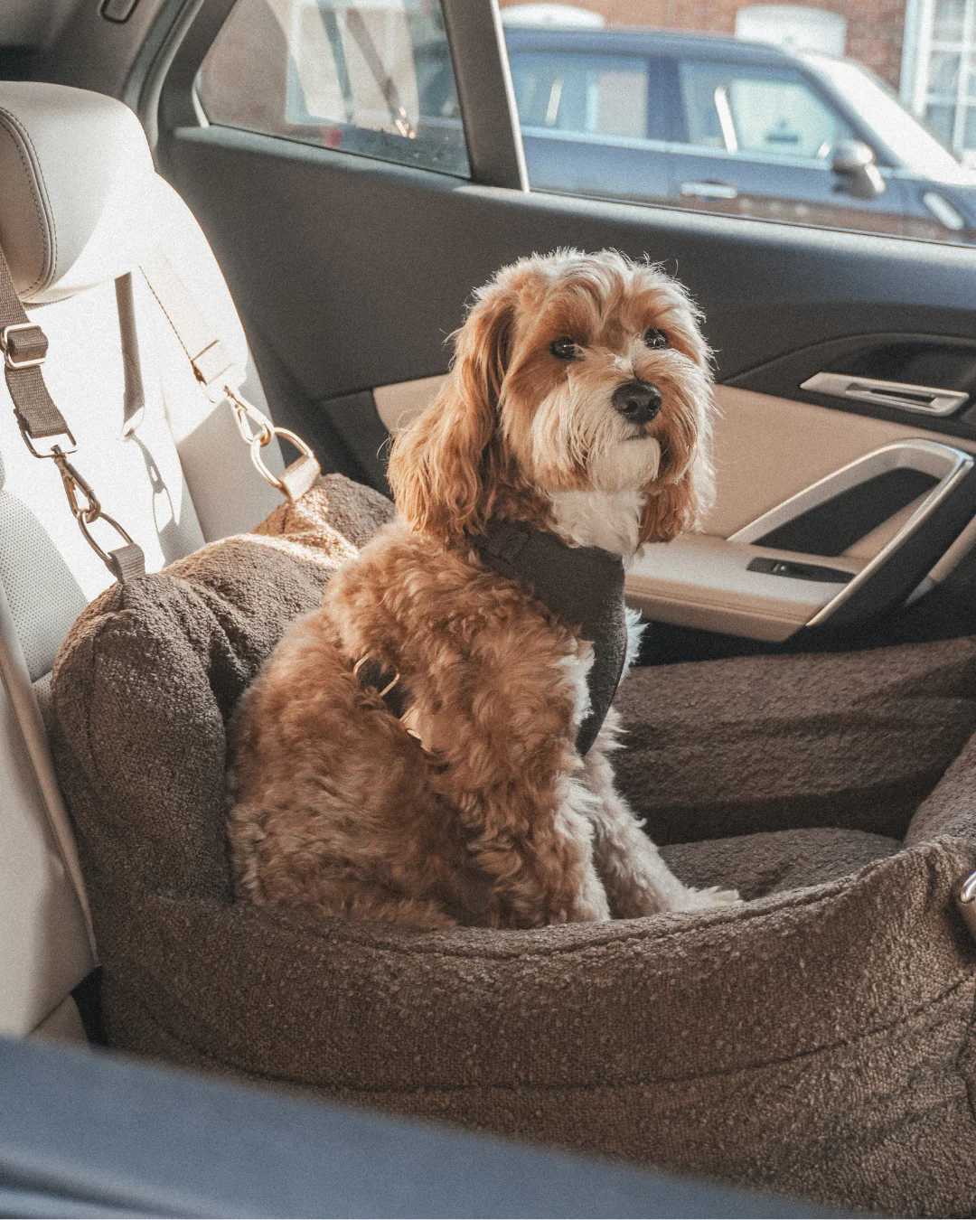 Chocolate | The Bouclé Car Seat - Image 7