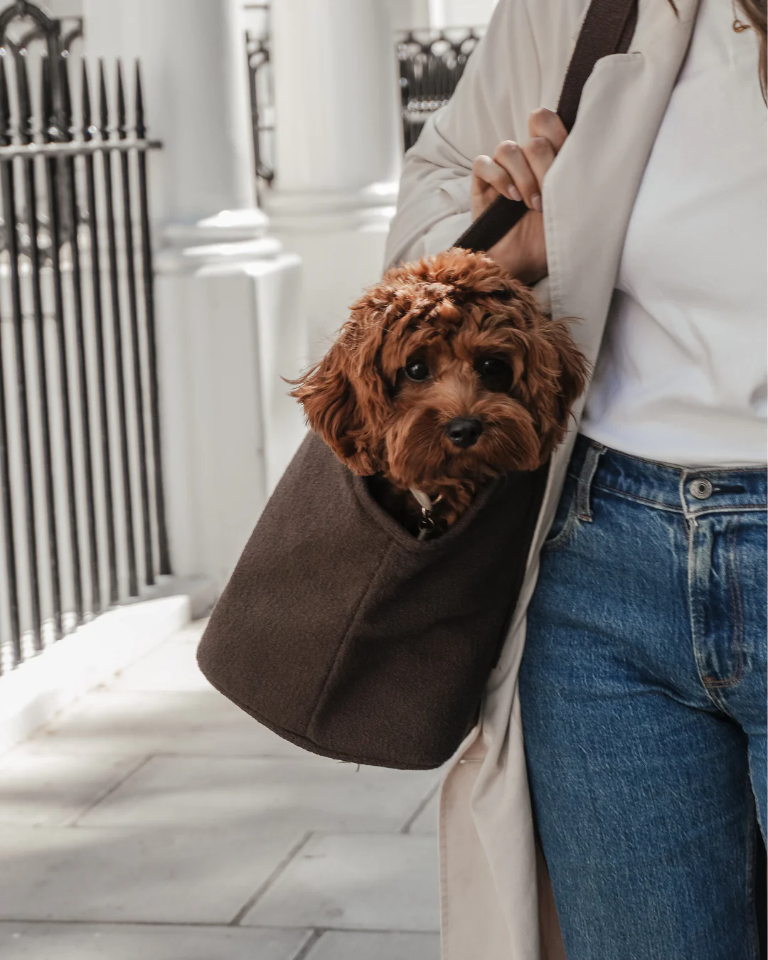 Chocolate┃The Bouclé Carrier - Image 14