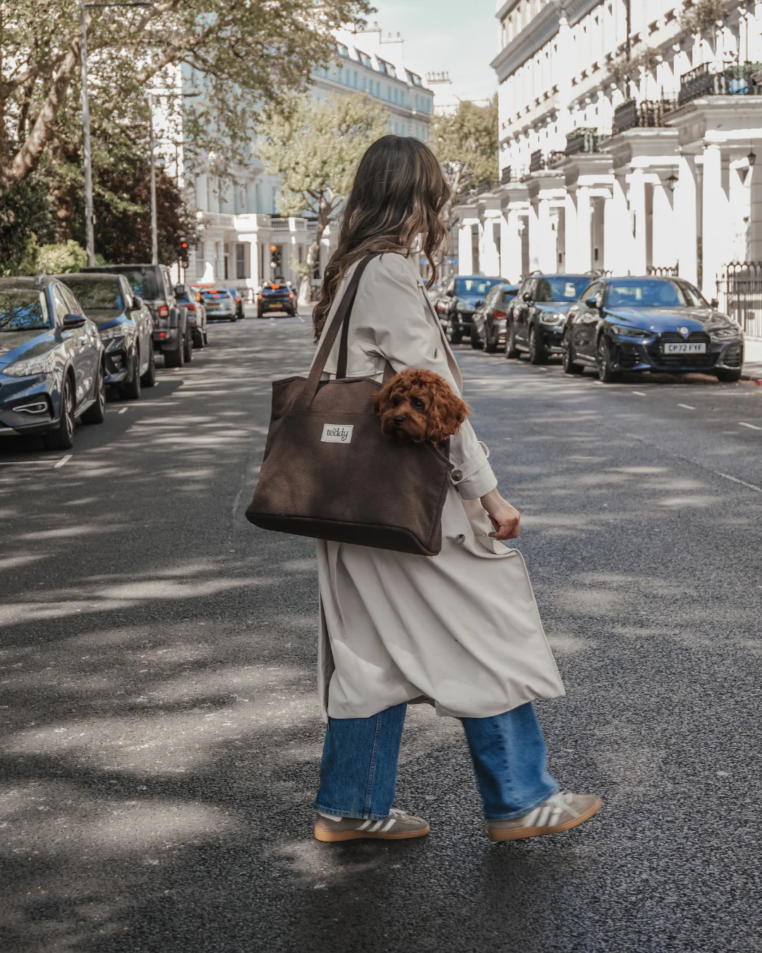 Chocolate┃The Bouclé Carrier - Image 4