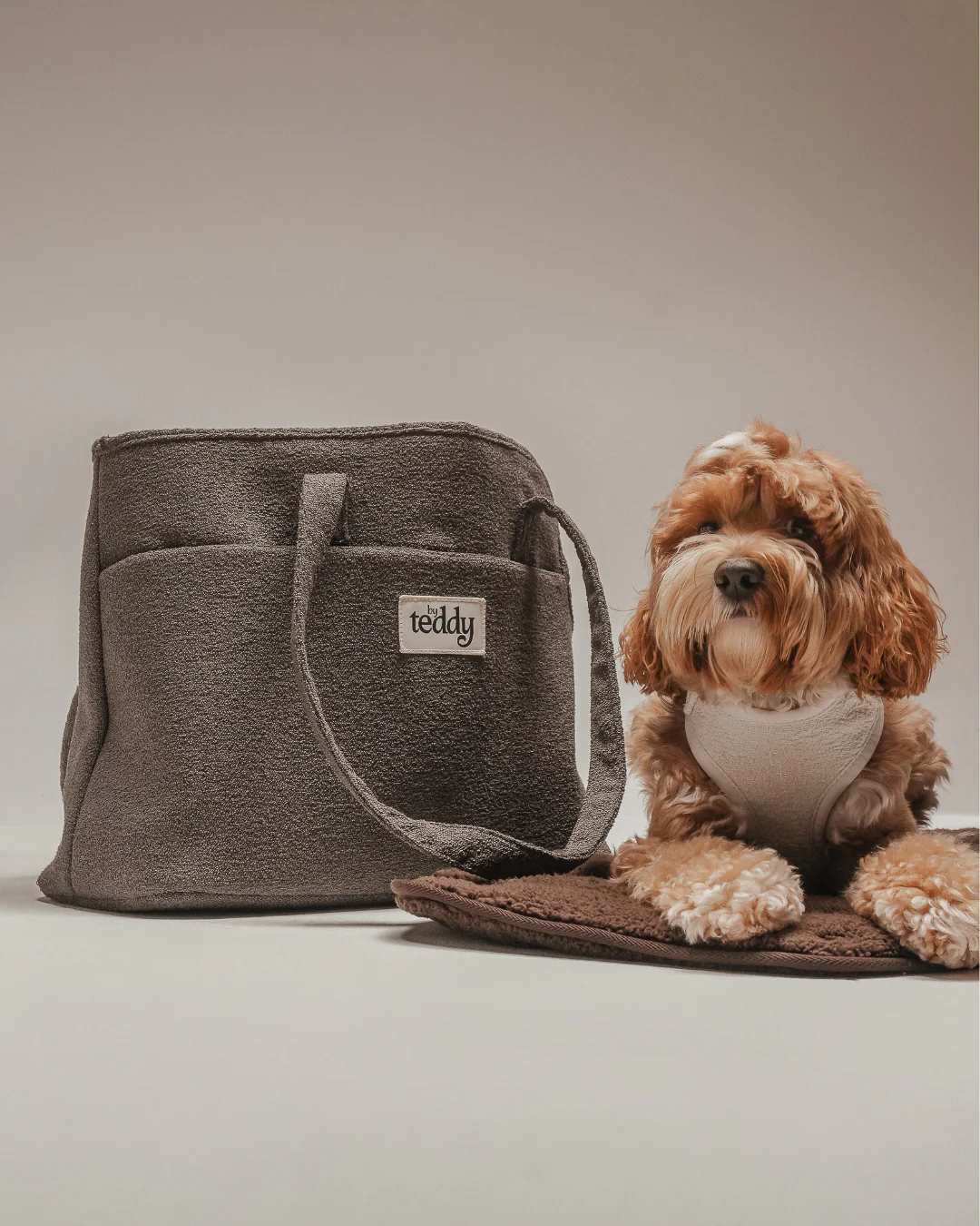 Chocolate┃The Bouclé Carrier - Image 5