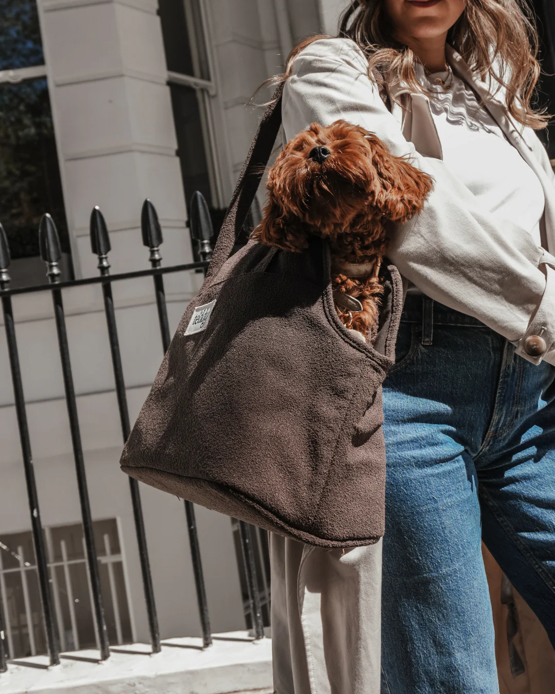 Chocolate┃The Bouclé Carrier - Image 6