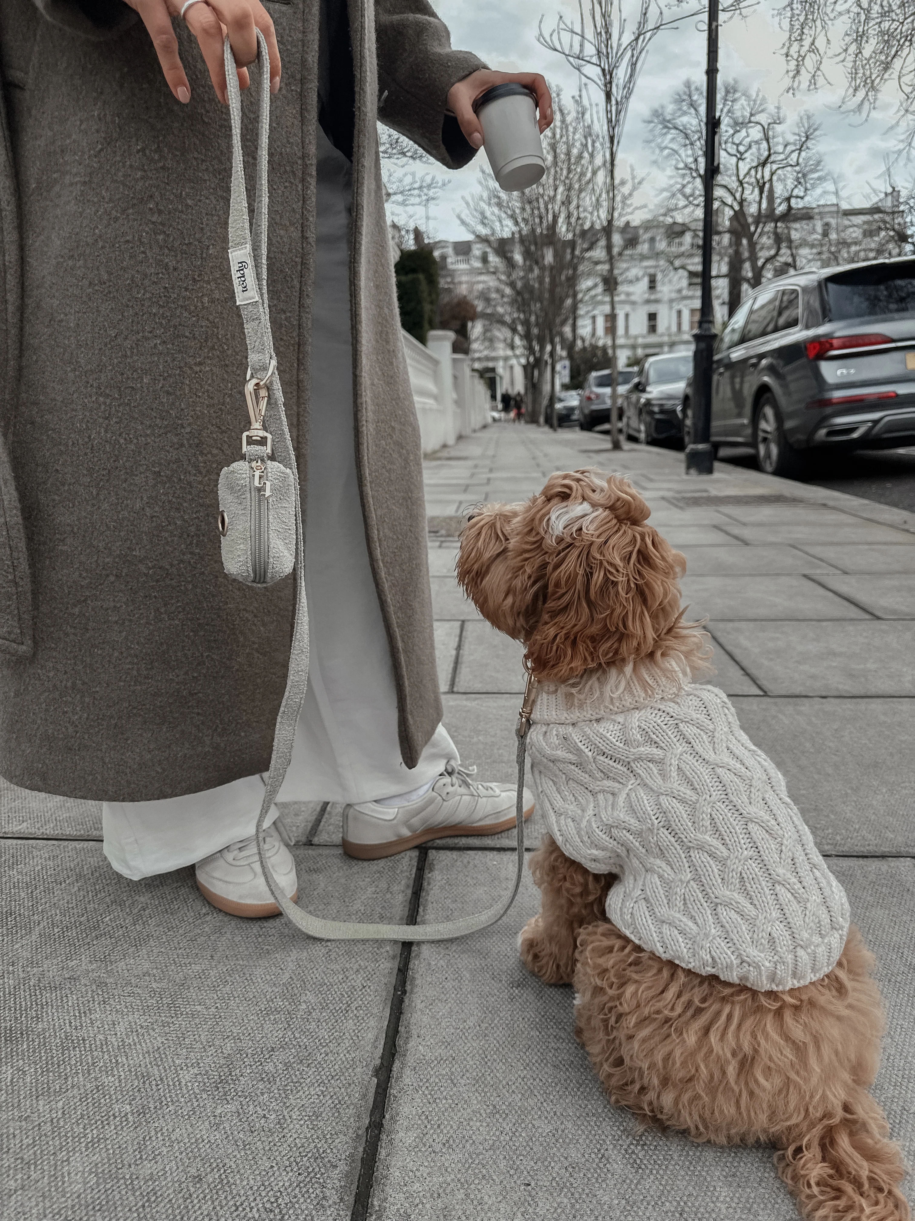Matcha┃Bouclé Poop Bag Holder - Image 4