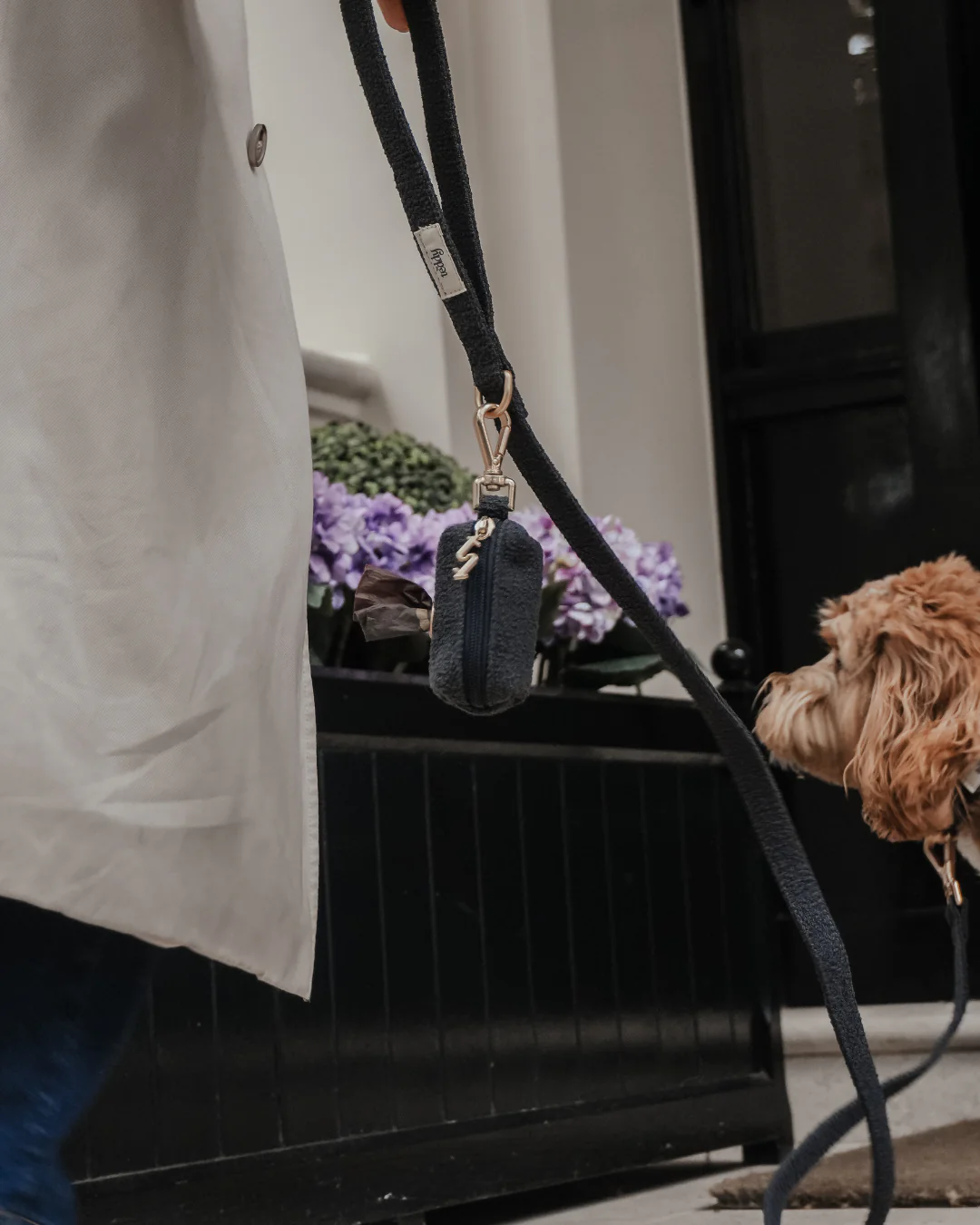 Midnight┃Bouclé Poop Bag Holder - Image 3
